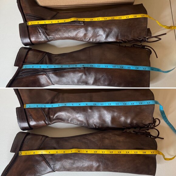 BED STU Manchester Distressed Tall Leather Riding Boots BEDSTU Size 8.5 - Picture 12 of 16